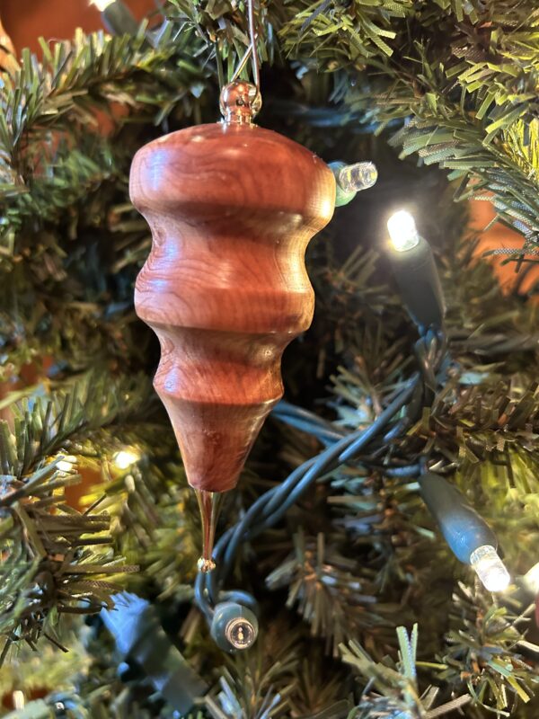 Hand Turned Tamarind Ornament