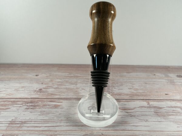 Hand Turned Zebrawood Wine Stopper