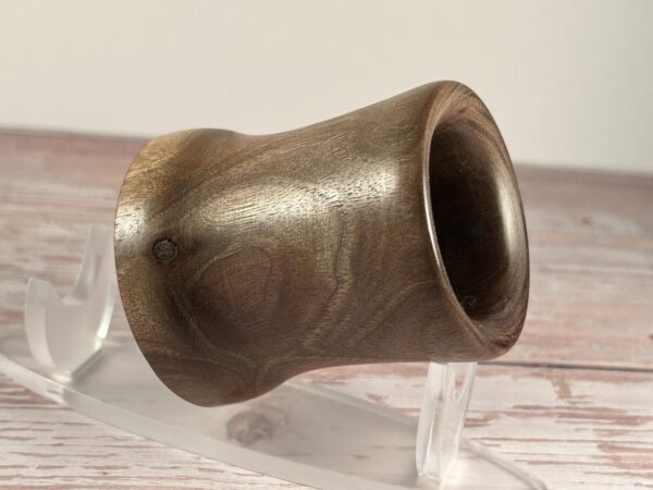 Hand Turned Walnut Toothpick Holder - Image 2