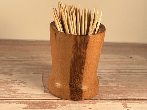 Hand Turned Jobillo Toothpick Holder