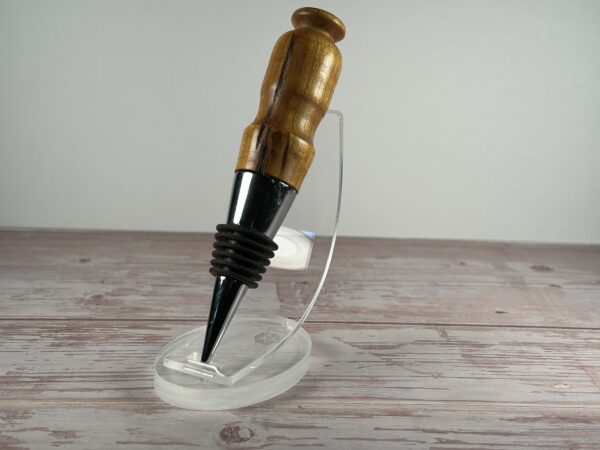 Hand Turned Osage Orange Wine Stopper